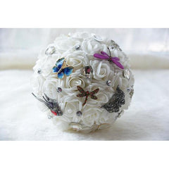 Retro Style Butterfly Dragonfly Brooches Bouquet