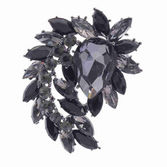 Rhinestone Vintage Style Wedding Bouquet Brooch 5 Colors