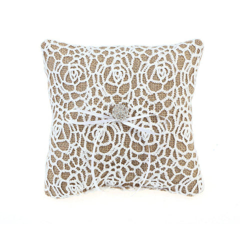 Ring Pillow  Rustic Wedding