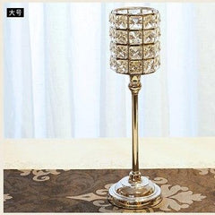 Romantic Candlelight Dinner Props Candlestick Furnishing Articles Crystal Wedding Centerpieces