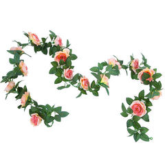 Rose Vine Floral Garland 5 Colors