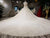Royal Train Lace Appliques Beaded Arabic Wedding Dress