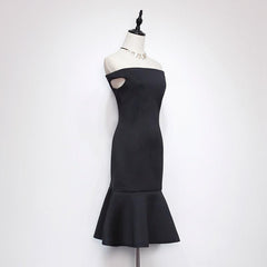 Satin Mermaid Off the Shoulder Women Dress