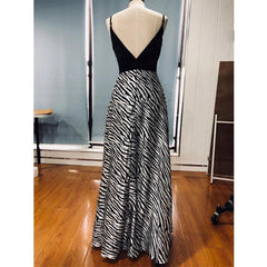 Sexy V-neck Long Dress Good for Casual Wedding Guest