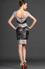 Sheath Cap Sleeves Lace Plus Size Short Elegant Dresses Wedding