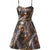 Short A-Line Camo Wedding Dresses Sleeveless Sweetheart Zipper Camouflage