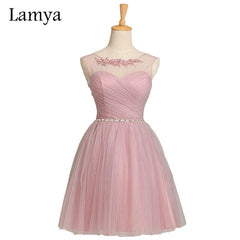 Short Chiffon Bridesmaid Dress