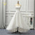 Short Front Long Back Wedding Dress Ivory
