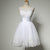 Short Wedding Dress Lace White/Ivory