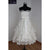 Short Wedding Dress Strapless Lace and Ruffles