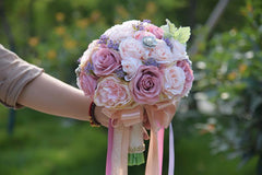 Silk Wedding Bouquet 2 colors