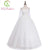 Simple White Lace Wedding Dress Sleeveless with Ribbons Floor-length Appliques Elegant Wedding Gown