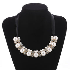 Simulated Pearl Necklace Rope Choker 3 styles