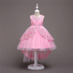 Sleeveless Flower Princess Dress Tutu Many Colors