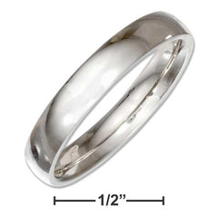 Stainless Steel 4mm Wedding Band