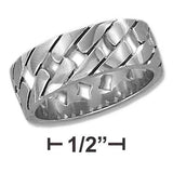 Stainless Steel Mens 8mm Open Link Band