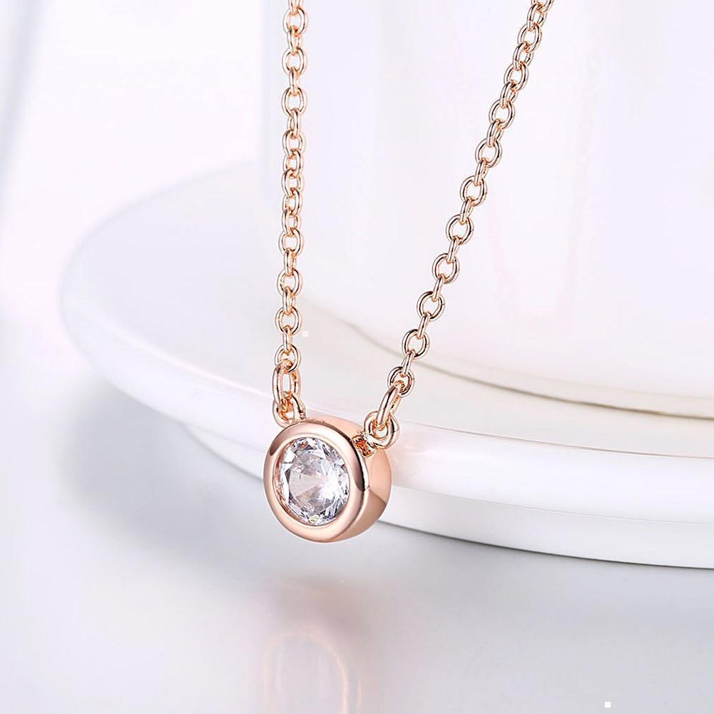 Frozen 2 Ana Necklace 14K Gold Diamond Solitaire On A Bail Frozen 2 Ana Necklace 14K Gold Diamond Solitaire On A Bail
