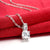 Swarovski Crystal 18K White Gold Plated Necklace