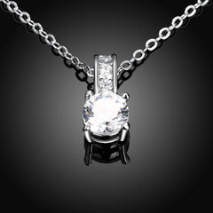 Swarovski Crystal 18K White Gold Plated Necklace