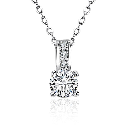 Swarovski Crystal 18K White Gold Plated Necklace