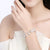 Swarovski Crystal Charms Bracelet in 18K White Gold Plated