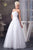 Sweetheart White Organza Simple Wedding Dress