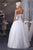 Sweetheart White Organza Simple Wedding Dress