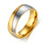 Temperament Wedding Rings CZ Stones Stainless Steel
