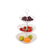 Three Tier White Fruit Plate or Dessert Stand