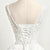 Vintage Lace Up Ball Wedding Dress