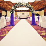Wedding Aisle Floor Runner 10x1m White Carpet