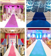 Wedding Carpet 1m Width* 2MM thickness Non-woven Carpet Aisle Runner