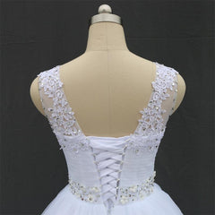 Wedding Dress Ball Gown/ Princess Style Lace UP Vintage Plus Size Available Double Shoulder
