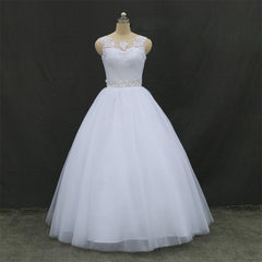 Wedding Dress Ball Gown/ Princess Style Lace UP Vintage Plus Size Available Double Shoulder