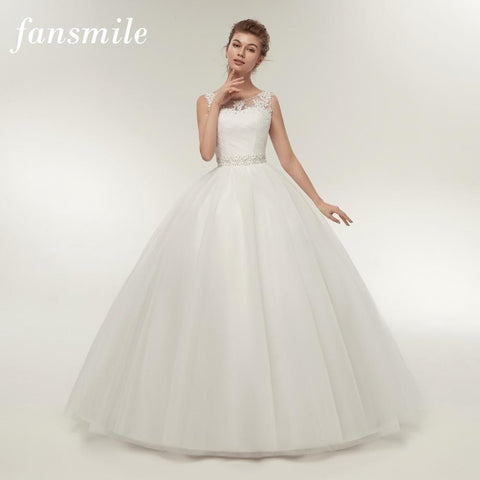 Wedding Dress Ball Gown/ Princess Style Lace UP Vintage Plus Size Available Double Shoulder