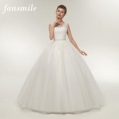 Wedding Dress Ball Gown/ Princess Style Lace UP Vintage Plus Size Available Double Shoulder
