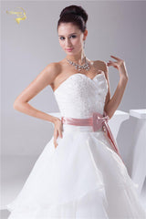 Wedding Dress Organza With Sash