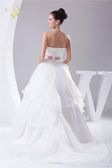 Wedding Dress Organza With Sash