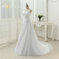 Wedding Dress Sweetheart A Line Rhinestone Beading Bridal Gown