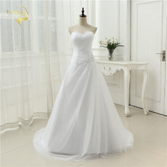 Wedding Dress Sweetheart A Line Rhinestone Beading Bridal Gown