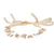 Wedding Headband Gold Leaf