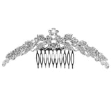 Wedding Tiara Rhinestones Crystal Flower Comb