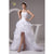 White Wedding Dress Sweetheart A Line Rhinestone Beading Organza