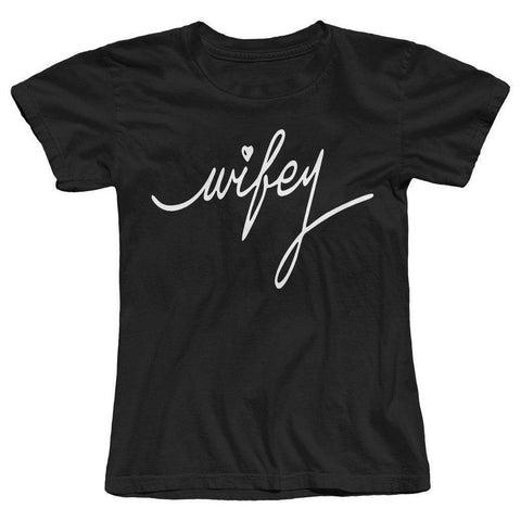 WIFEY COTTON T-SHIRT *S, M, L, XL Multiple Colors