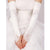 Womens Long Gloves Fingerless Embroidery Lace Trim