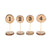Wooden Table Numbers 1-10 with Base Holder