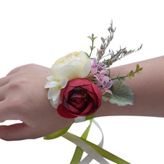 Wrist Flower Silk Ribbon 5 colors